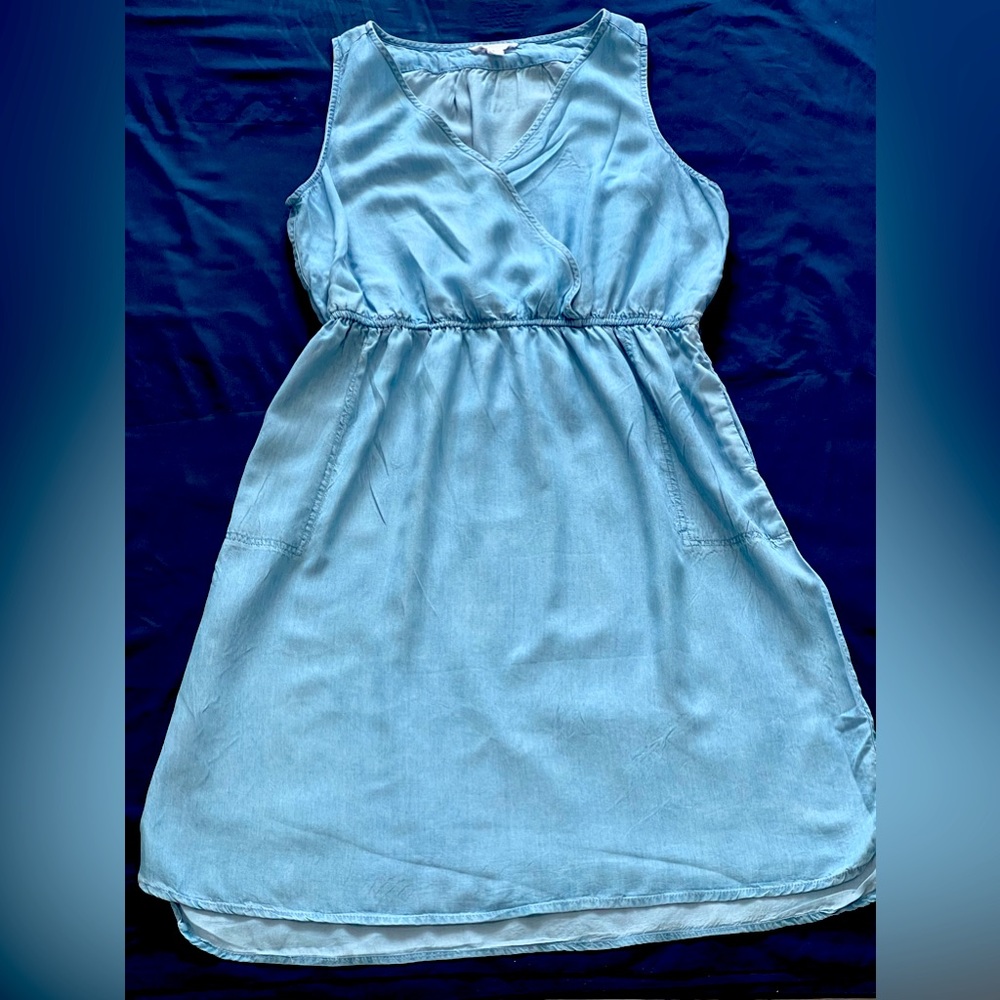 Light blue, soft denim dress